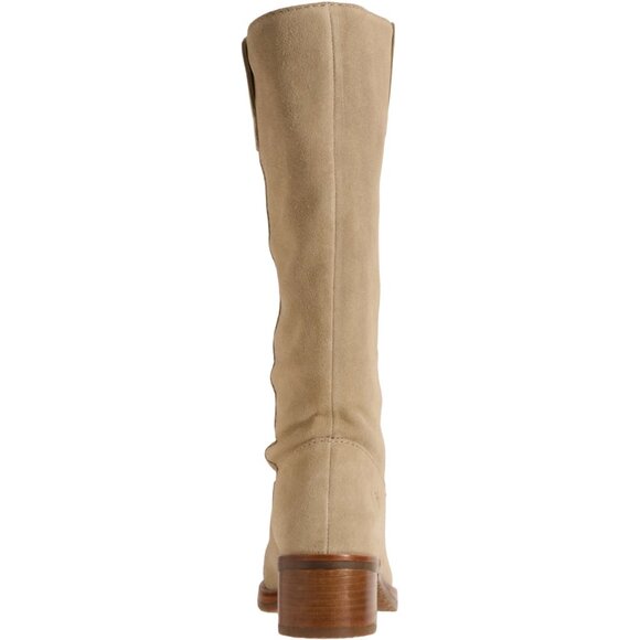 NEW Frye Camryn Tall Shaft Unlined Boots - Suedein Taupe for women 1125 17s8 - Picture 4 of 6